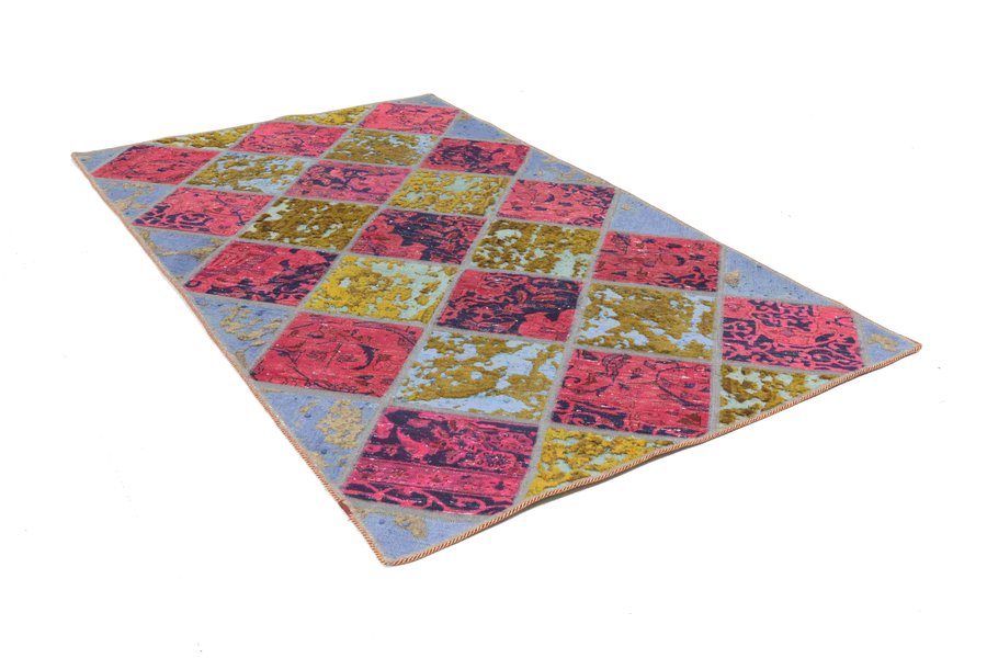 Patchwork Persian Rug 225x125 - Picture 1