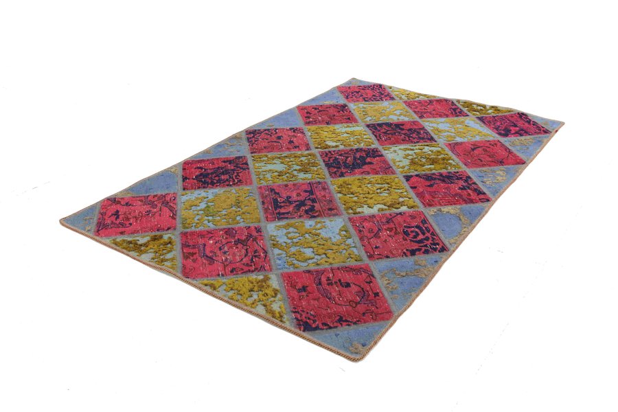 Patchwork Persian Rug 225x125 - Picture 2
