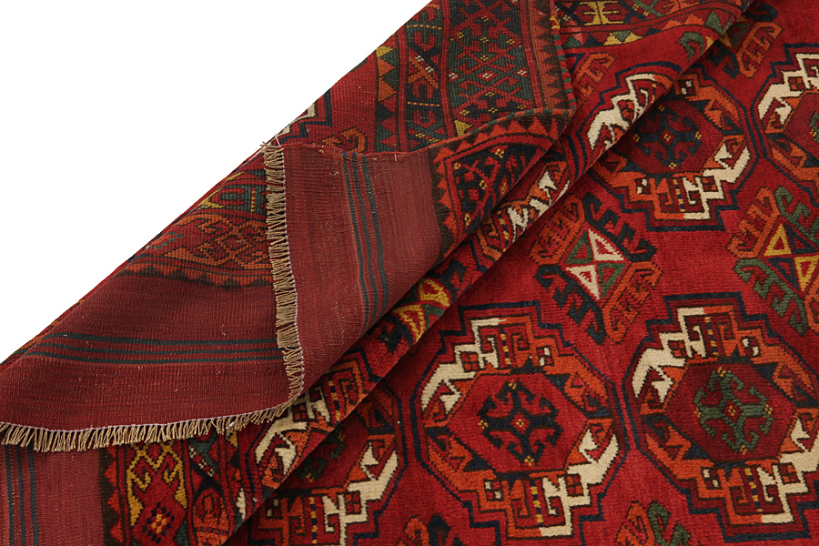 Bokhara - Turkaman Persian Rug 372x206 - Picture 4
