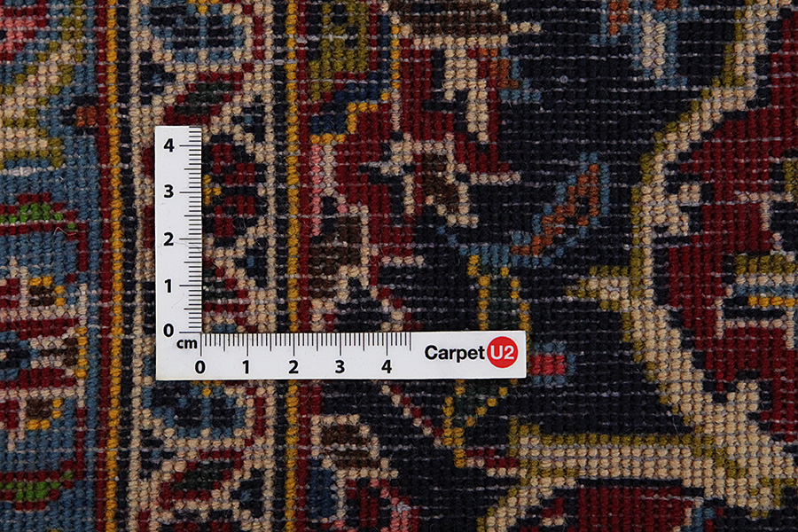 Kashan Persian Rug 386x294 - Picture 3