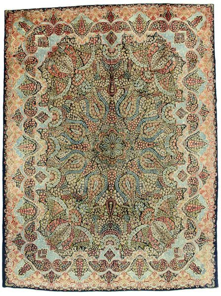 Kerman - Lavar Persian Rug 384x290