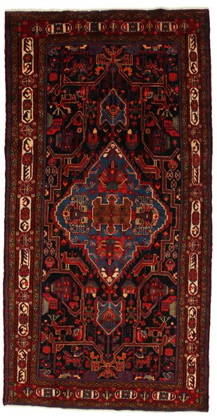 Nahavand - Hamadan Persian Rug 305x153