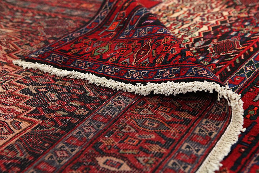 Senneh - Kurdi Persian Rug 368x146 - Picture 4