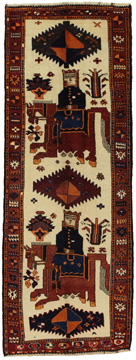 Rug Bakhtiari Gabbeh 344x127