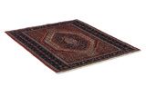 Senneh - old Persian Rug 144x120 - Picture 1